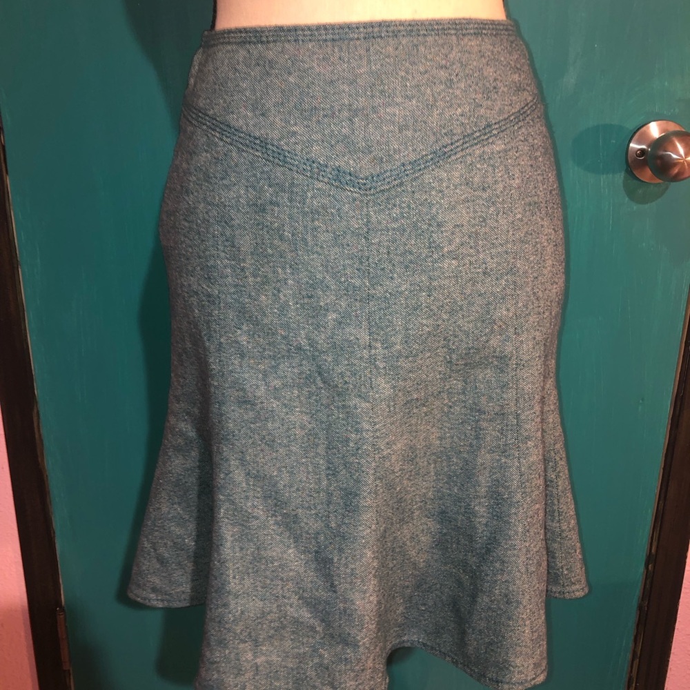 3/$12 Anne Taylor Loft Wool Skirt - Picture 2 of 6